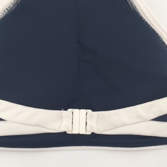 Seafolly Block Party high-neck bikini top. - Picture 4 of 6